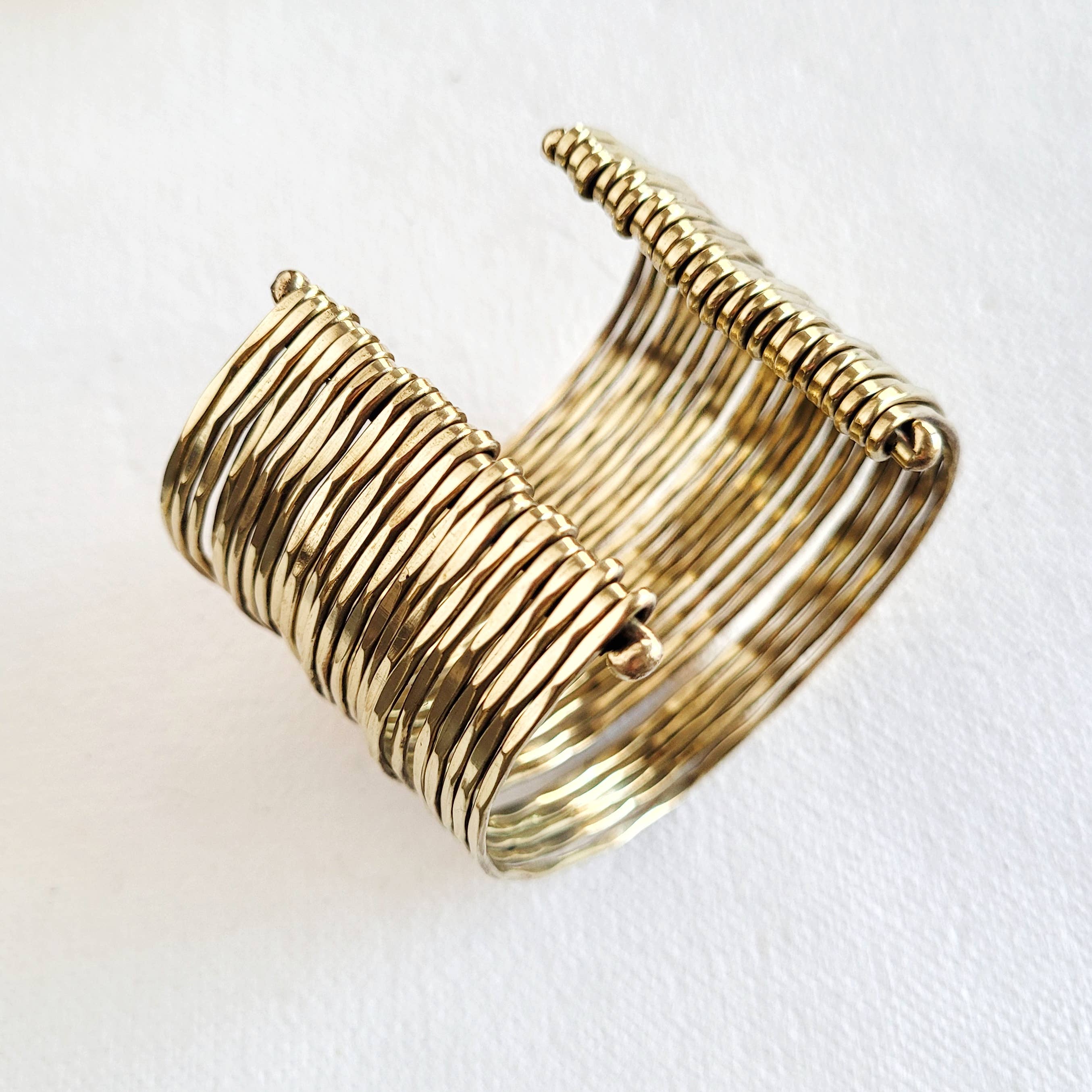 Multi-Layered Wire Cuff Bracelet