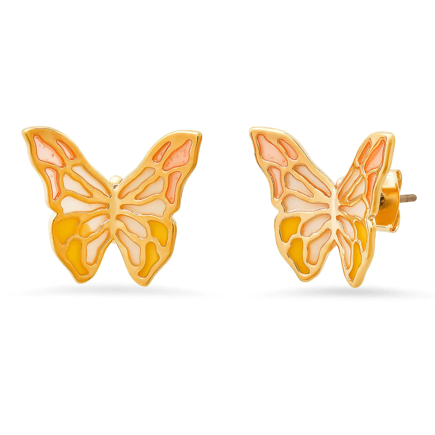 Enamel Butterfly Earrings