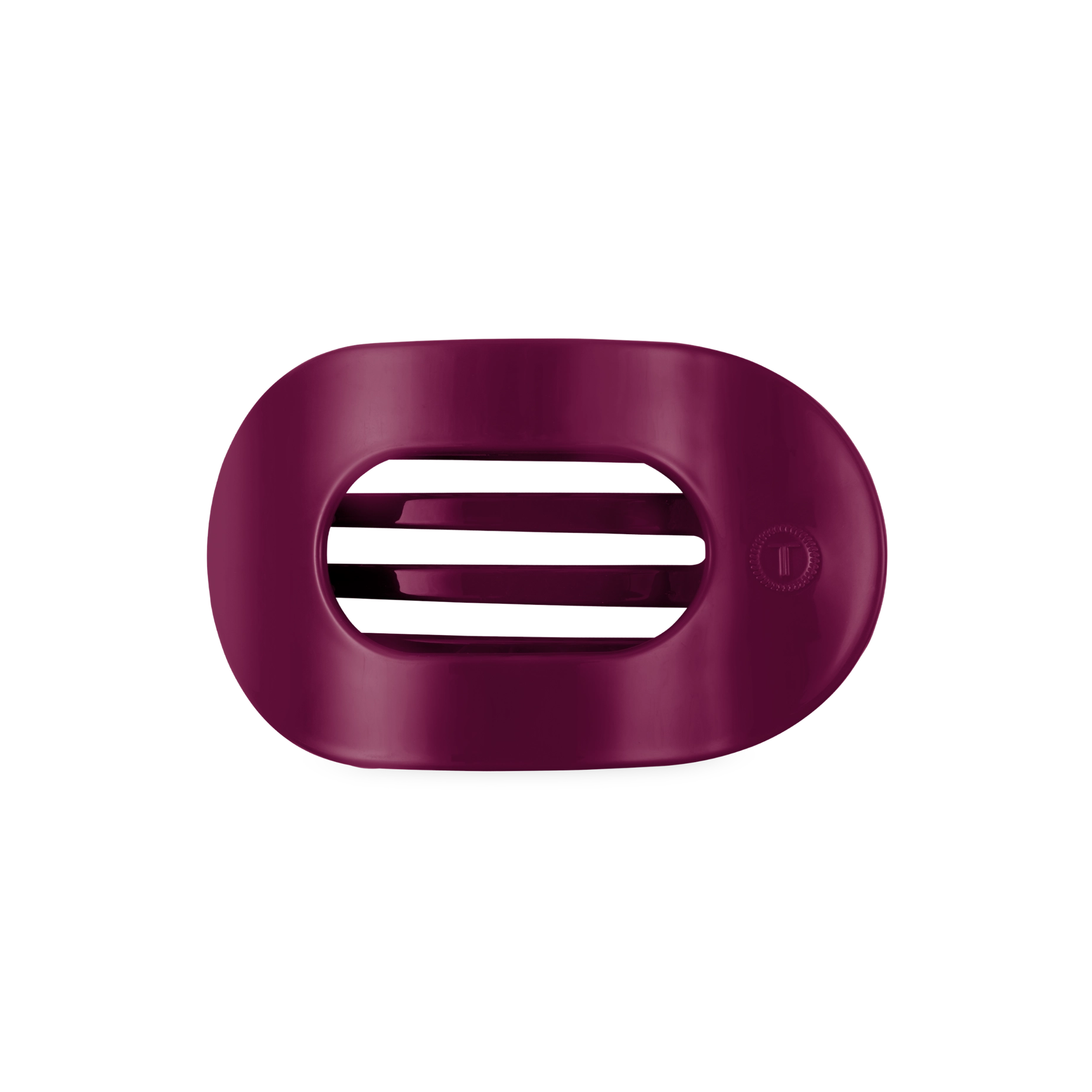 Mulberry Medium Flat Round Hair Clip