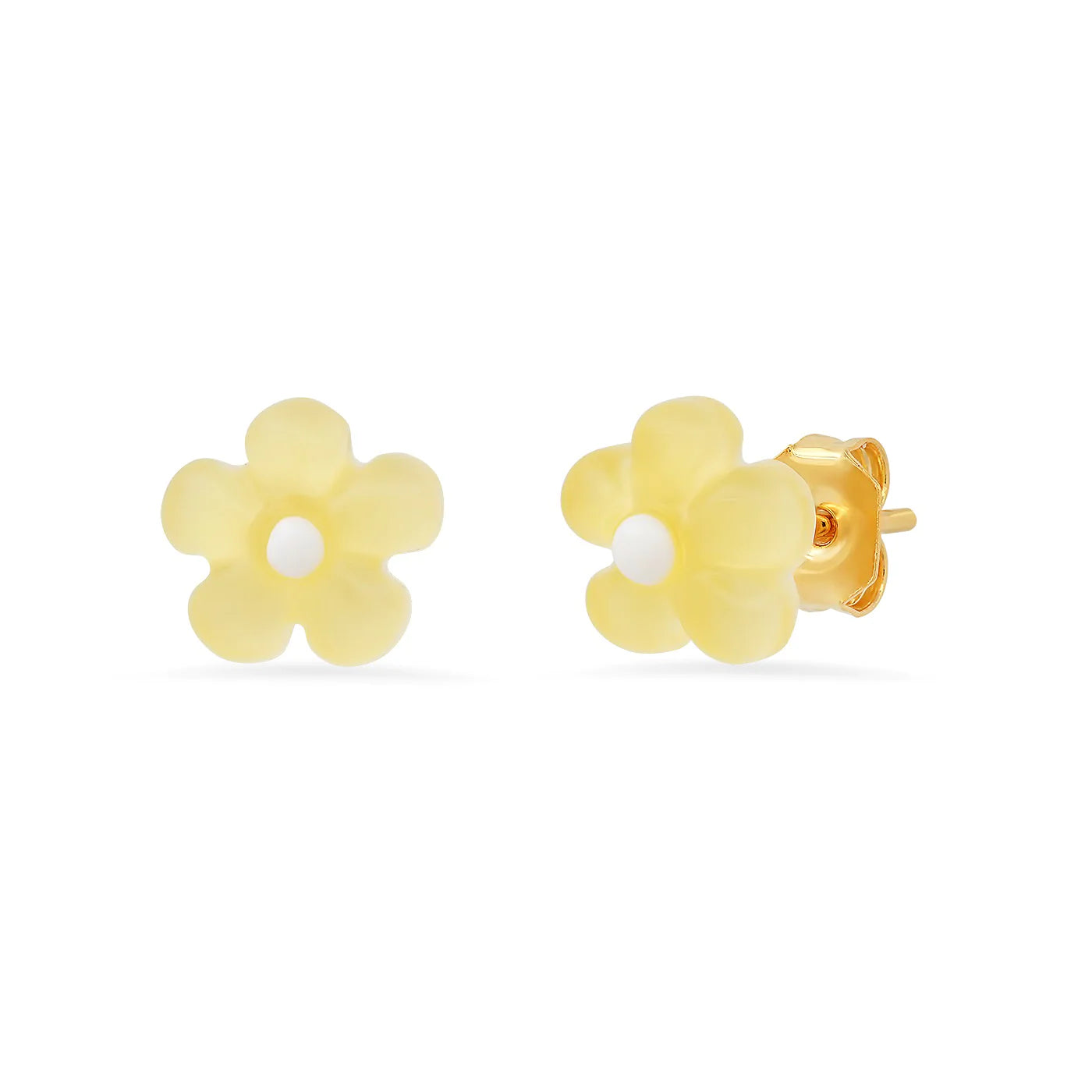 Cloudy Flower Studs
