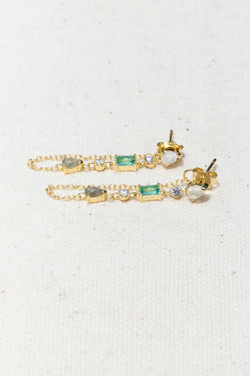 Droplet Chain Earrings