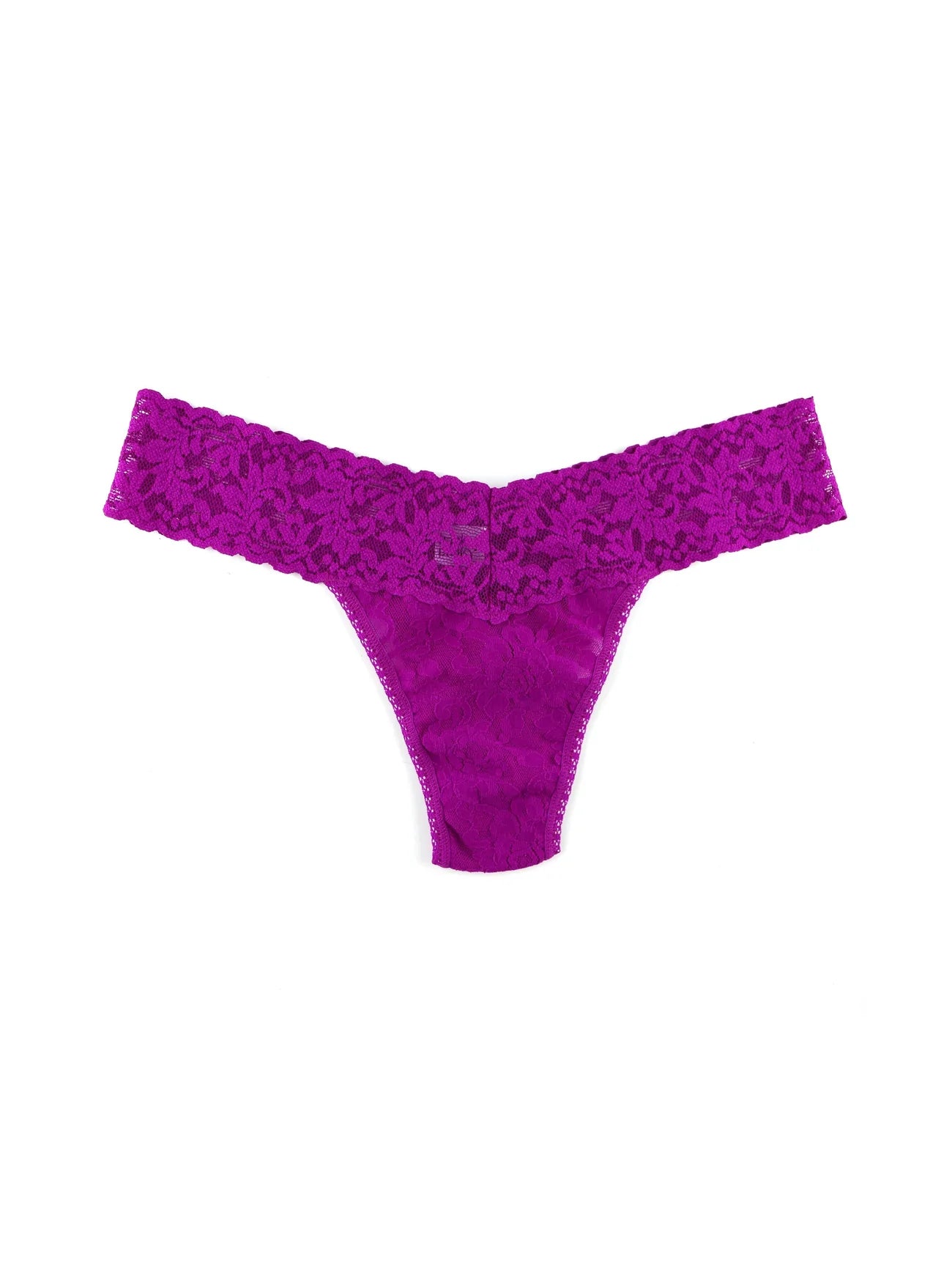 Signature Lace Low Rise Thong